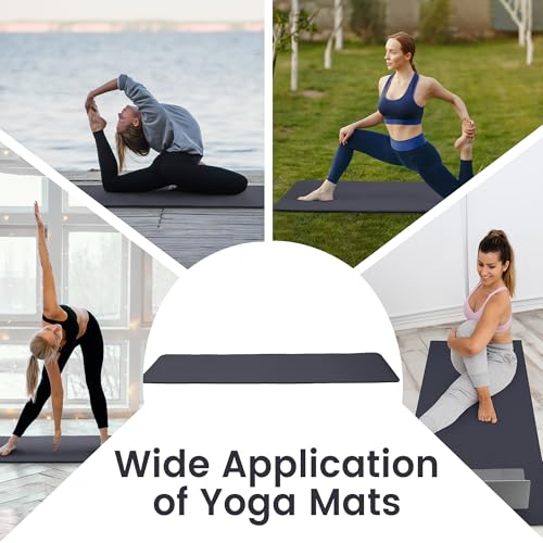 Image of BalanceFrom GoYoga All-Purpose 1 /2-Inch Extra Thick High Density Anti-Tear Exercise Yoga Mat with Carrying Strap
