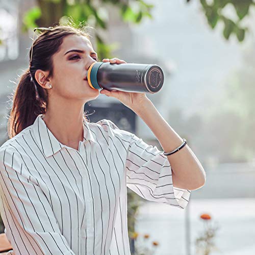 Image of Headway Oslo Stainless Steel Water Bottle Stellar Grey 2.0 750 ml - 2 Years Brand Warranty | Stainless Steel Water Bottle | Steel Bottle | Water Bottle Steel