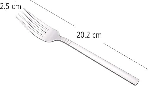 Miniatura 2 de Morcte Tenedor de cena de acero inoxidable, tenedor de 12 piezas