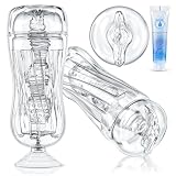 Masturbator Sex Spielzeug Masturbieren für die Männer solo - Sex Toys Taschenmuschi Mann Pocket Pussy, Realistische Masturbatoren Gummi Muschi Penis Blowjob Toy Sexspielzeug Toyset für Man mit Vagina