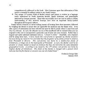 Paperback Becker/Beckher Heraldry and Genealogy: A Geographical Perspective Book