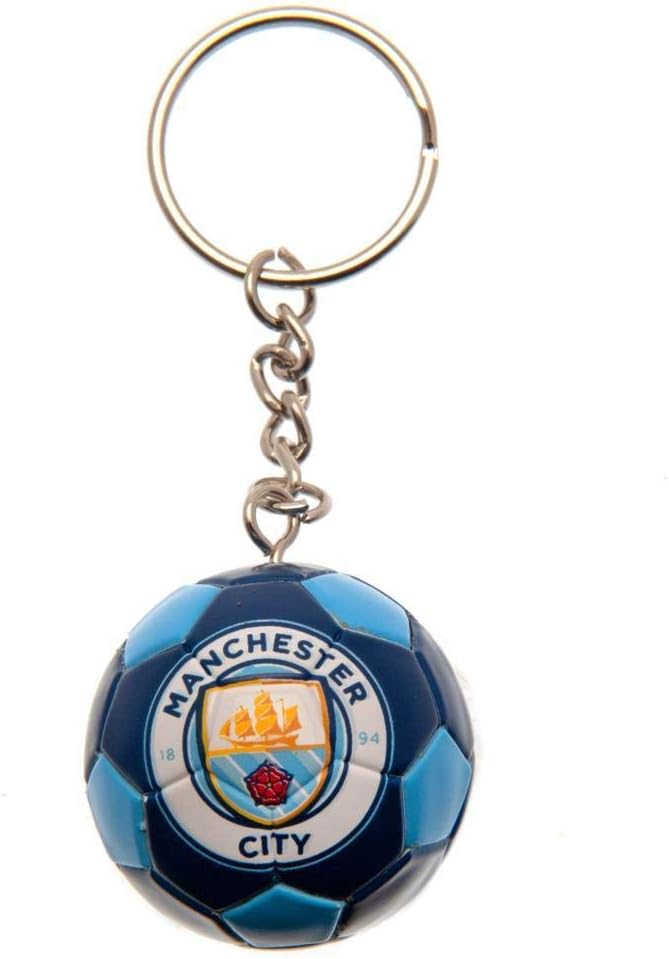 Soccer Ball Keyring (One Size) (Blue)