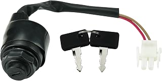 Ignition Key Switch for Ya-maha Golf Cart Gas Electric G11 G16 G20 G21 G22 1996-2004 Replace JN8-82510-09 JN8-82510-00 JN8-82510-01