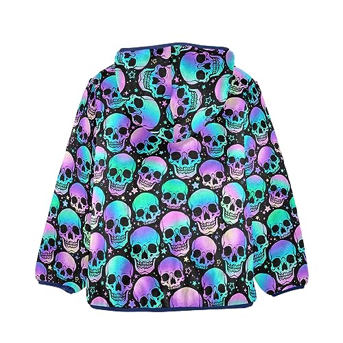 Bright Skulls Boys Fleece Hoody Jacket Zip Up Coat Warm Fall Winter Plush Jacket Long Sleeve Outerwear2