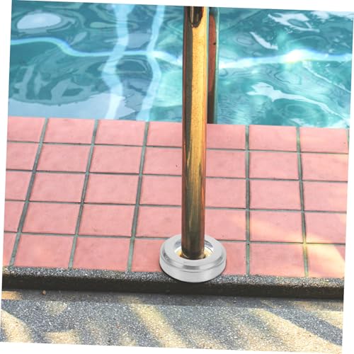 Cubiertas para barandas de piscina de acero inoxidable 4 piezas miniatura 4