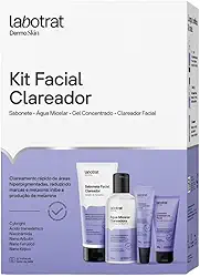 Kit Clareador Facial Dermo Skin c/ 4 Itens