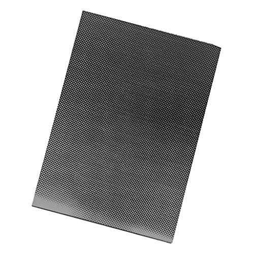 Fibra de carbono 100 % en panel negro de 1,5 mm de alta resistencia 2