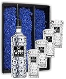 three sixty stans  Three Sixty Set / Geschenkset – Three Sixty Vodka 1L (37,5% Vol) + 4x Gläser