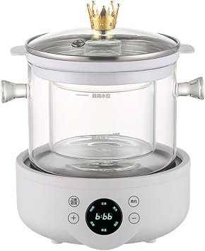 Fully Automatic Glass Tea Maker, 4.9 gal 1.5 L, Curing Pot, Temperature Adjustment, Automatic Heat Retention, Empty Firing Prevention, Large Capacity, Compact, 6 Functions, Smart Reservation