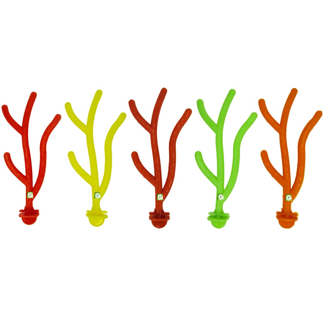 Premier Plants Bird Perch for Small Plastic Birds Cage Standing Perches Stick with Branches in Bird Cages for Budgies, Finches, munias (Pack of 5) Multicolor (B0CM61B51X) Amazon Price History, Amazon Price Tracker