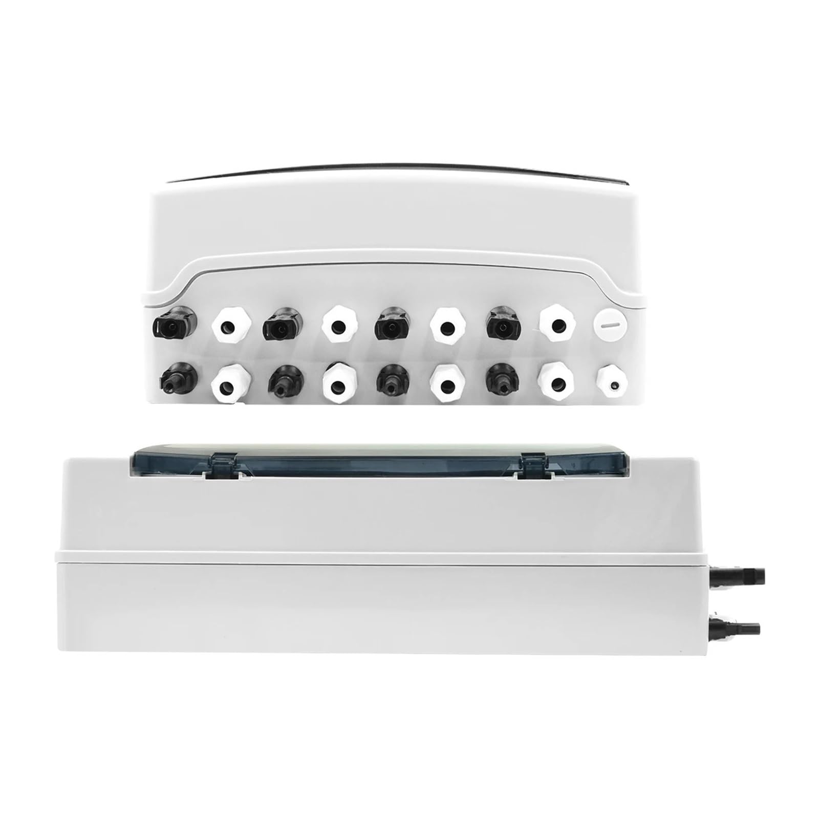 Boîte De Combinaison Solaire PV 4 Entrées 4 Sorties – Protection Foudre, DC 600V, Fusibles, MCB, SPD, IP65