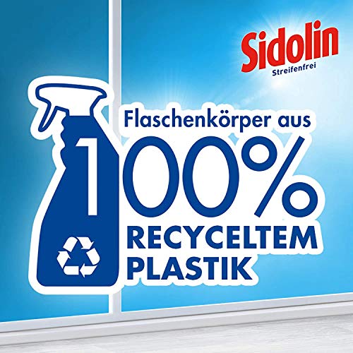 Sidolin Cristal Kaminglasreiniger 3x Sprühflasche für Glasoberflächen