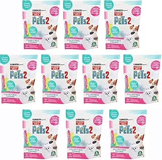The Secret Life of Pets 2 Collectible Flocked Mini Pets Figure Party Bag Favours - Pack of 10