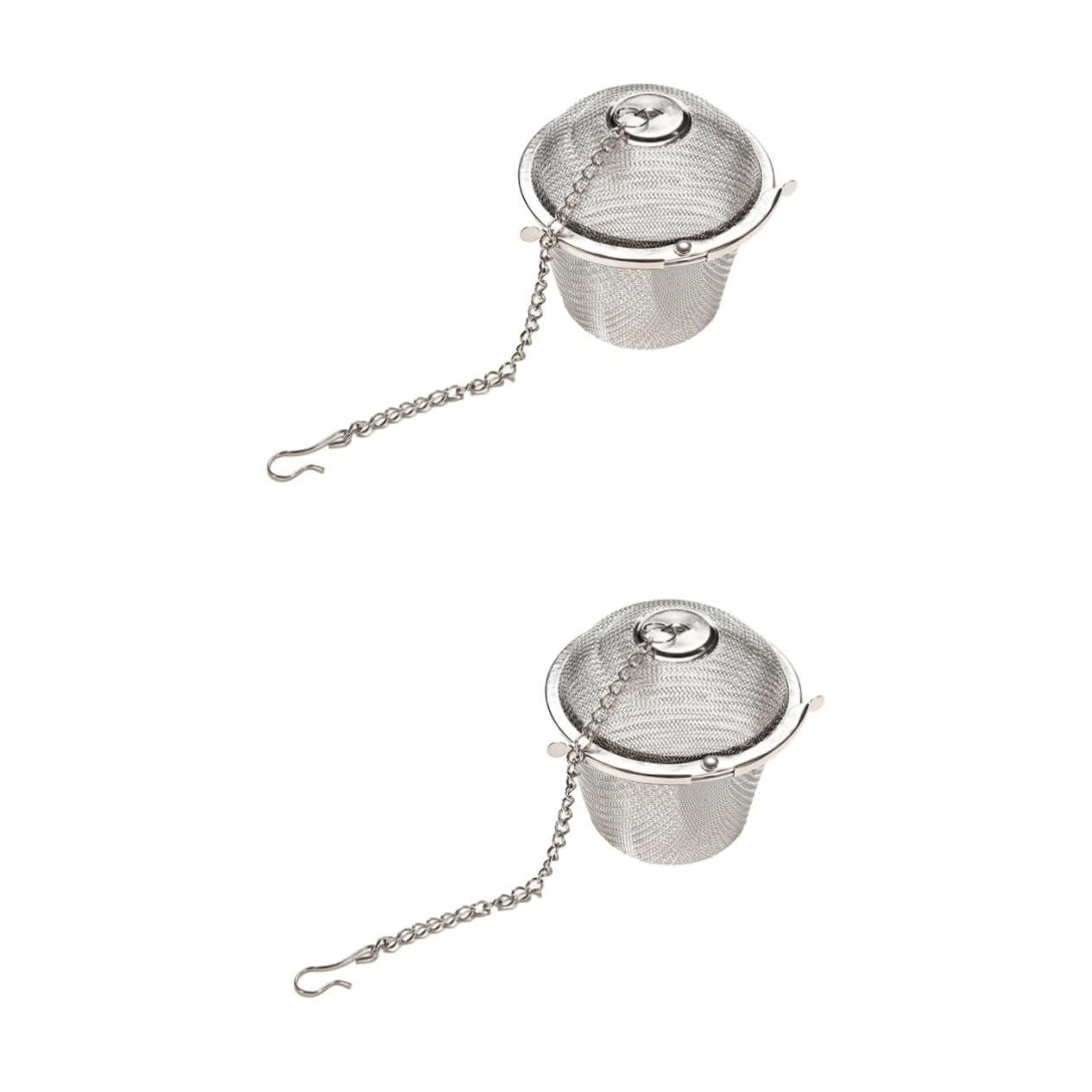 20 Boules à Infuser En Plastique Transparent – Filtre à Mailles Fines, Réutilisables