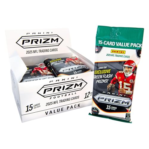 2025 Panini Prizm Football Trading Cards Fat Pack 12ct Box