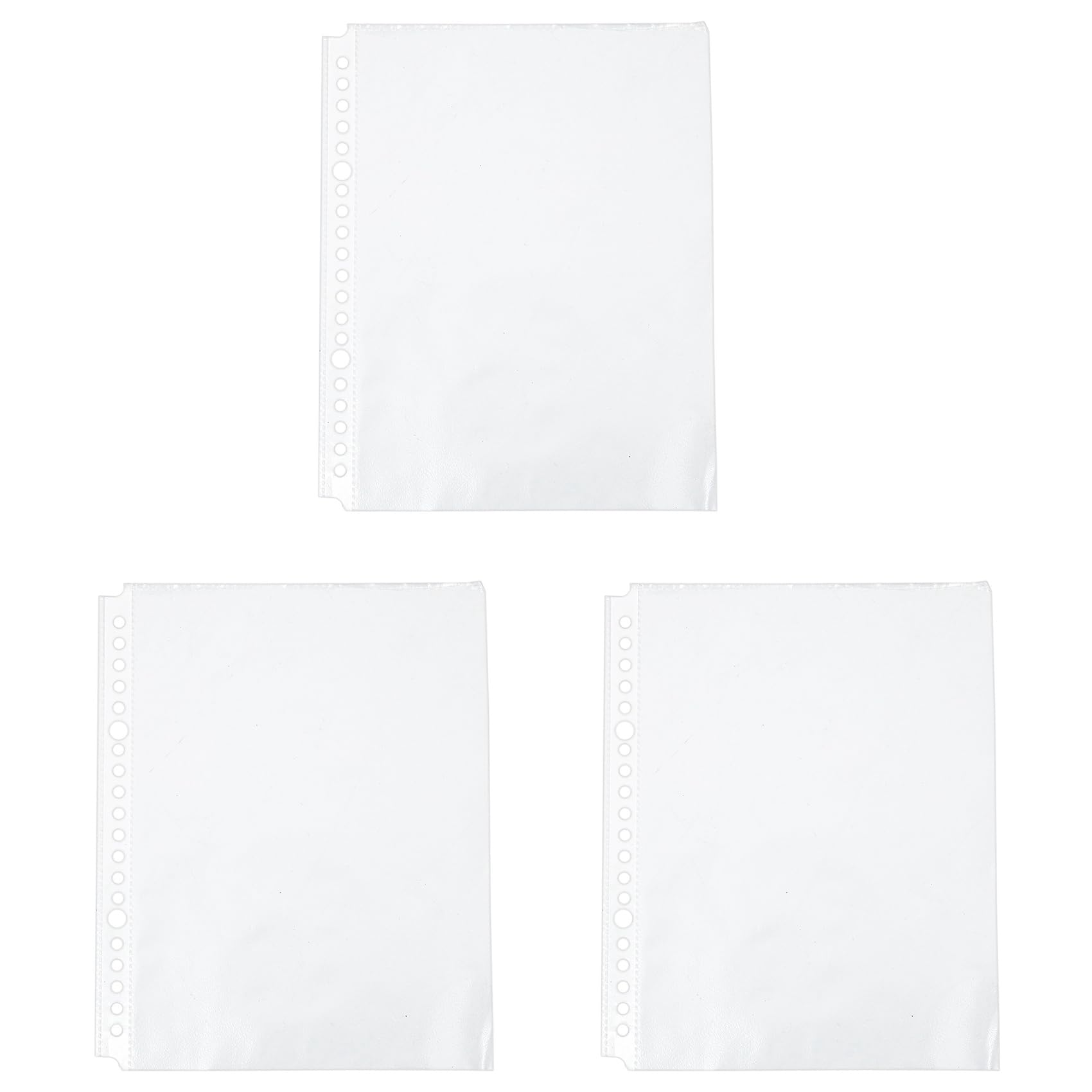 Paquet de 600 Pochettes Perforées Transparentes A5 - Dossiers en Plastique Poly