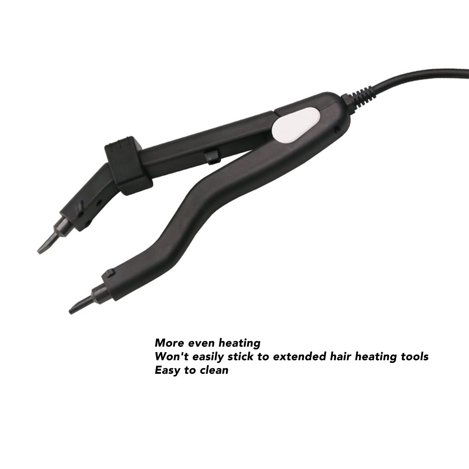 Herramienta para Extensiones de Cabello de Fusión - Plancha de Calor 100-240V Con Conector (Enchufe de la UE)