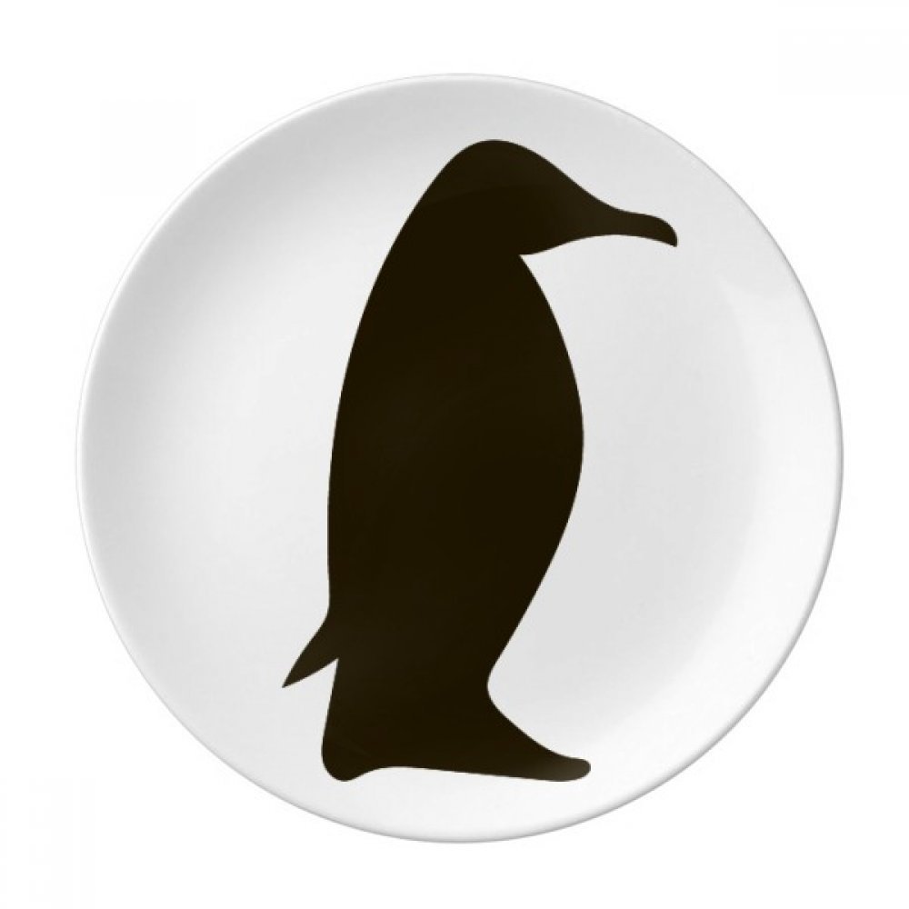 Assiette décorative pingouin en porcelaine idée cadeau maison