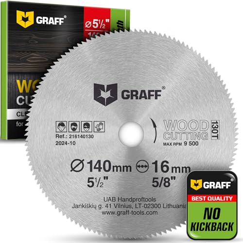 5 1/2 Inch with 5/8 Inch (16 mm) Arbor Circular