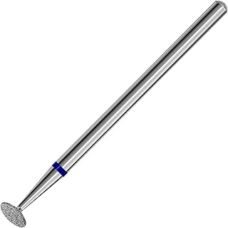 Cuticle Clean Nail Drill Bit, 3/32'' Diamond Carbide Drill Bits Professional Safety Russian Manicure Under Nail Cleaner for Cuticle Dead Skin Nail Prepare, Nail Art Salon(Small Disc-M)