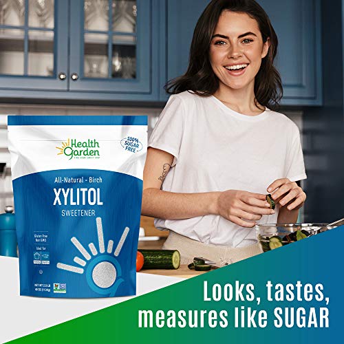 image for Health Garden Birch Xylitol Sweetener - Non GMO - Kosher - Made in the