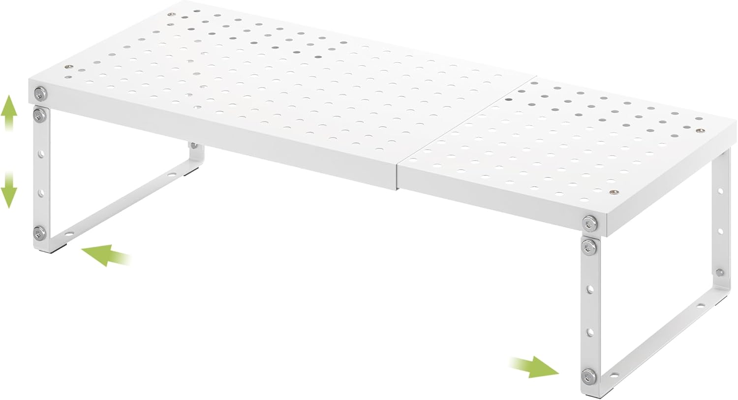 Adjustable Stackable Kitchen Organizer Shelf for Counter & Pantry