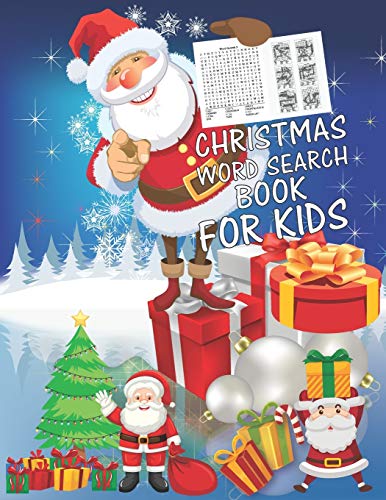 Christmas Word Search Book For Kids: 30 Easy Large Print Word Find Puzzles for Kids: Jumbo Word Search Puzzle Book (8.5"x11") with Fun Themes! (Word ... ... Regular Christmas Coloring Sheets Inside