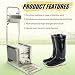Imagen de Pfps Limpiador Automático De Botas De Acero Inoxidable Y Máquina para Limpiar Calzado De Lluvia