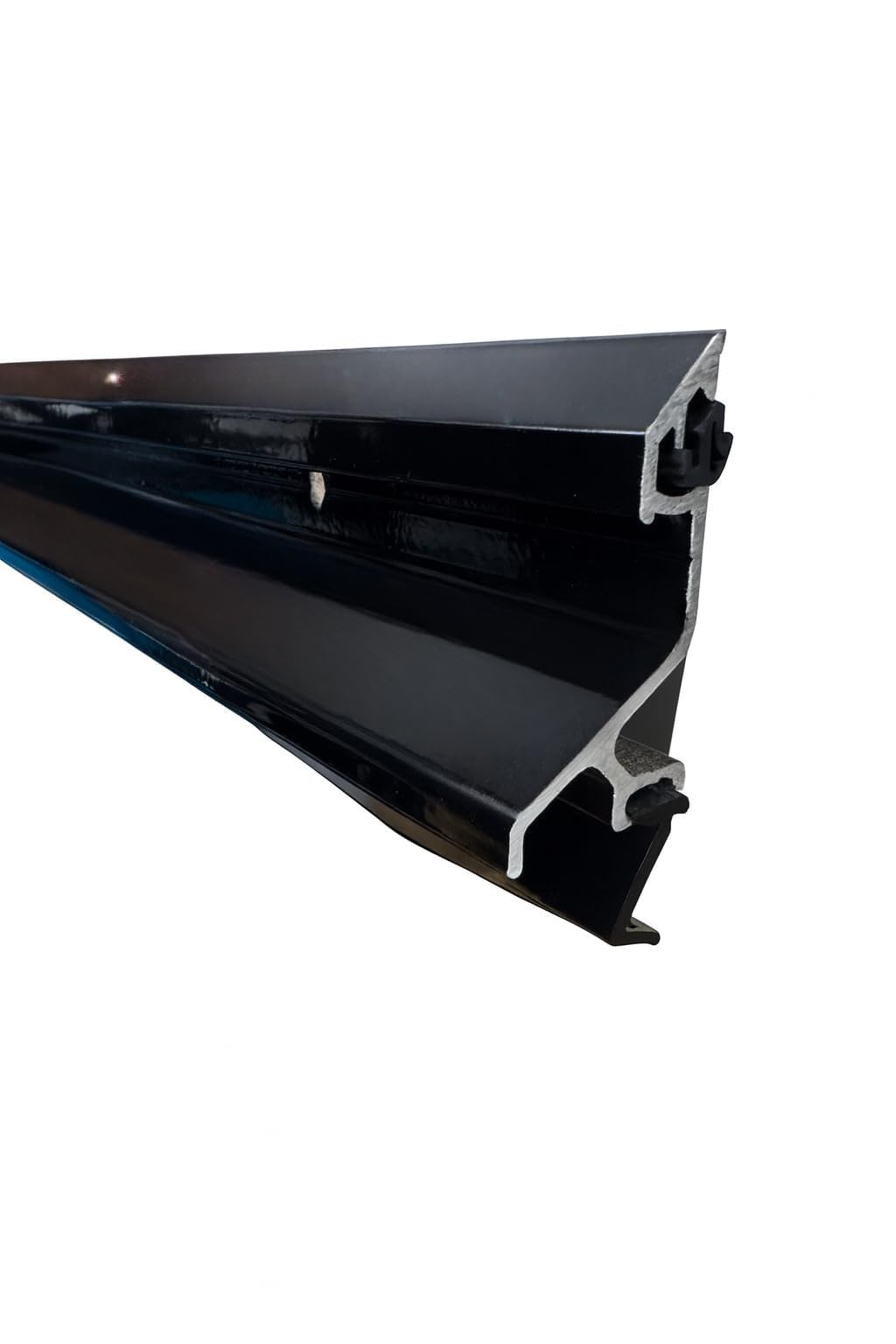 Exitex Exeplex Rain Deflector 914mm (36") – Aluminium Door Draught Excluder, Weather Bar with Fixings Included (Black)