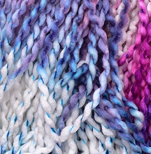 Image of Knitting Yarn Thick Chunky Wool, Sumo Magenta 400 GMS Best Used with Knitting Needles-UD Art-HCA