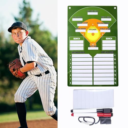 Tableau de position de frappe softball double face magnétique pour ligue
