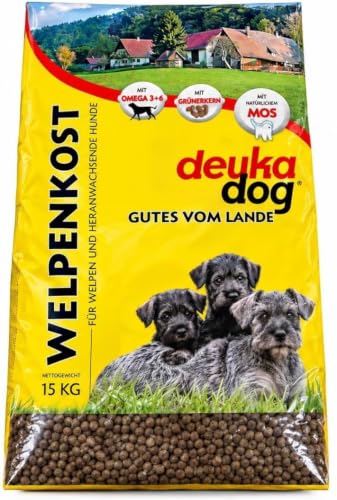 Deuka Dog Welpenkost 15 kg Hundefutter Welpenfutter Aufzucht Aufbaunahrung