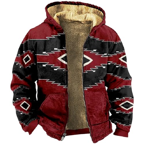 Chaqueta de invierno REPALY con capucha sudadera sherpa para paseos en la montaña y días fríos