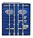 Walthers SceneMaster HO Scale Model of Pacer Stacktrain (Blue, White, red) 53' Singamas Corrugated Side Container,949-8507