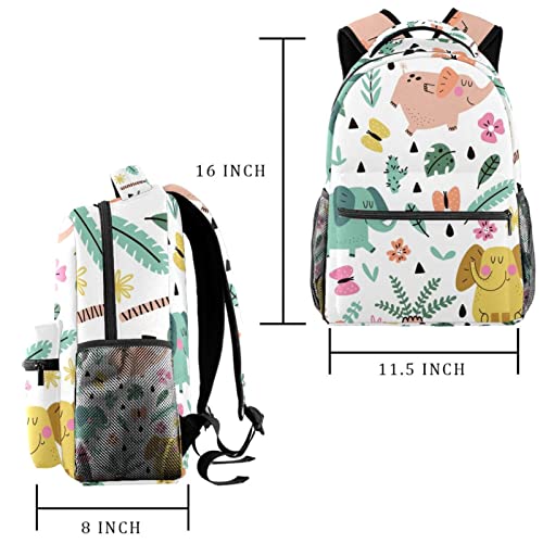 Sac à dos léger pour adolescente grand compartiment motifs fleurs et ado