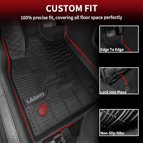 Image of LASFIT Floor Mats for Ford Mustang Mach-E 2026 2025 2024 2023 2022 2021