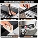 2 Pack Silicone Stove Gap Covers, Heat Resistant Oven Gap Filler Seals Gaps Between Stovetop and Counter, Premium Material, Effectively Stain Resistant, Easy to Clean, Easy to Cut, 25 Inches