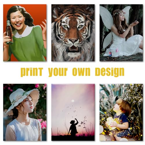 MR.R 8 Pack Sublimation 6x8 glänzende keramische Fliesen Kunsthandwerk Stück,Geburtstag Geschenk, Dekoration (15x20cm)