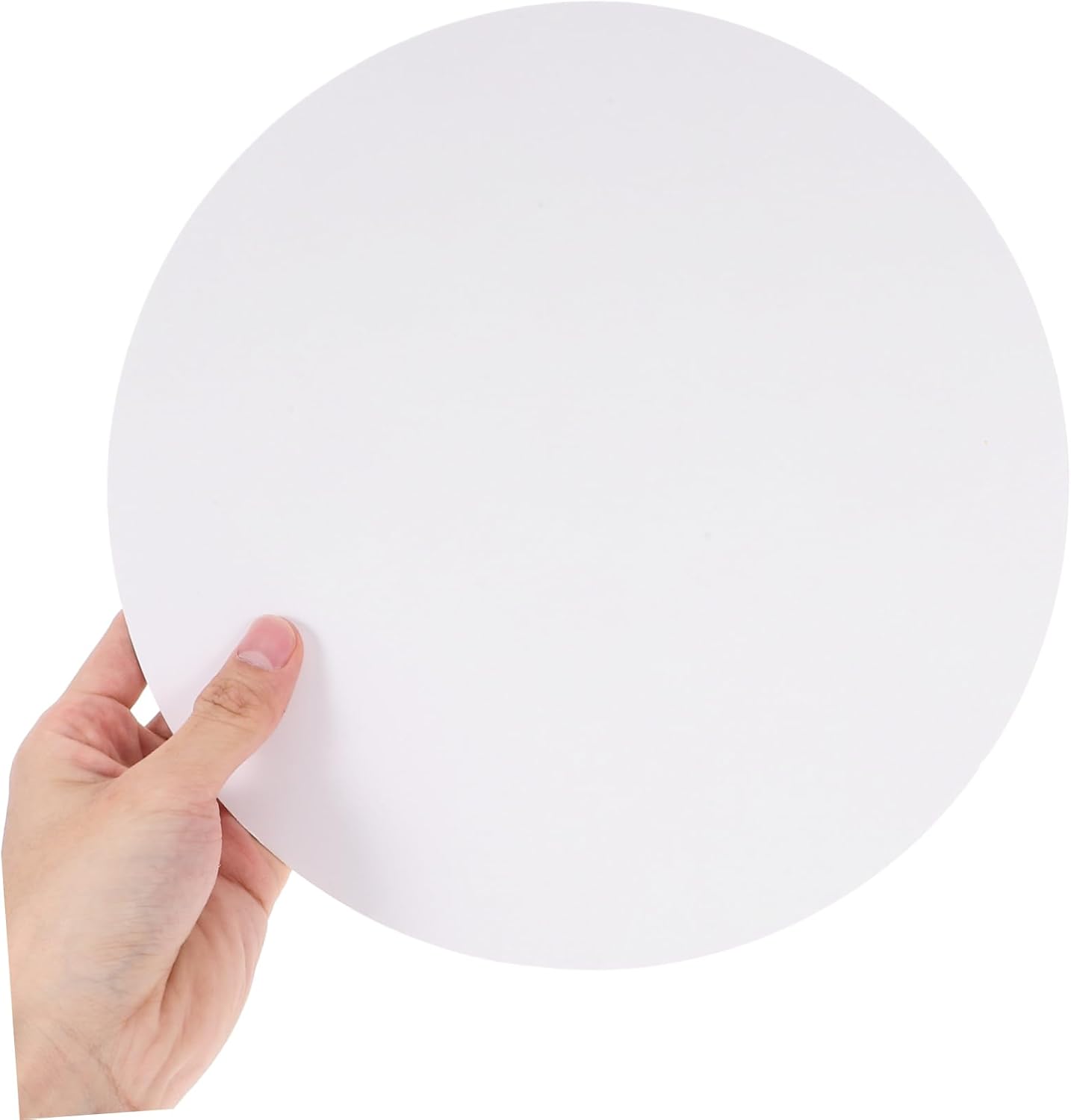 12pcs Thickened Round Cake Base Cardboard for Birthday Cakes Sturdy Disposable Serving Boards and Desserts