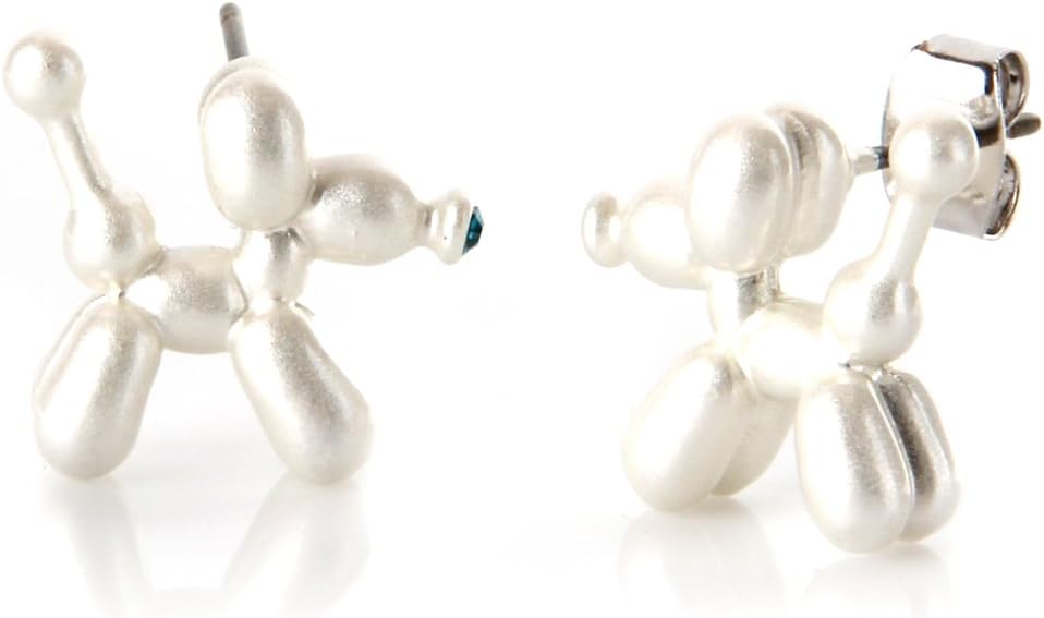 Balloon Dog Stud Earrings