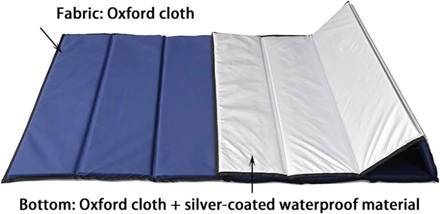 Camping Cot Pads for Adults 77x28 Inches Foldable Sleeping Mats Floor Mattress for Traveling Hiking Backpacking Guest Bed
