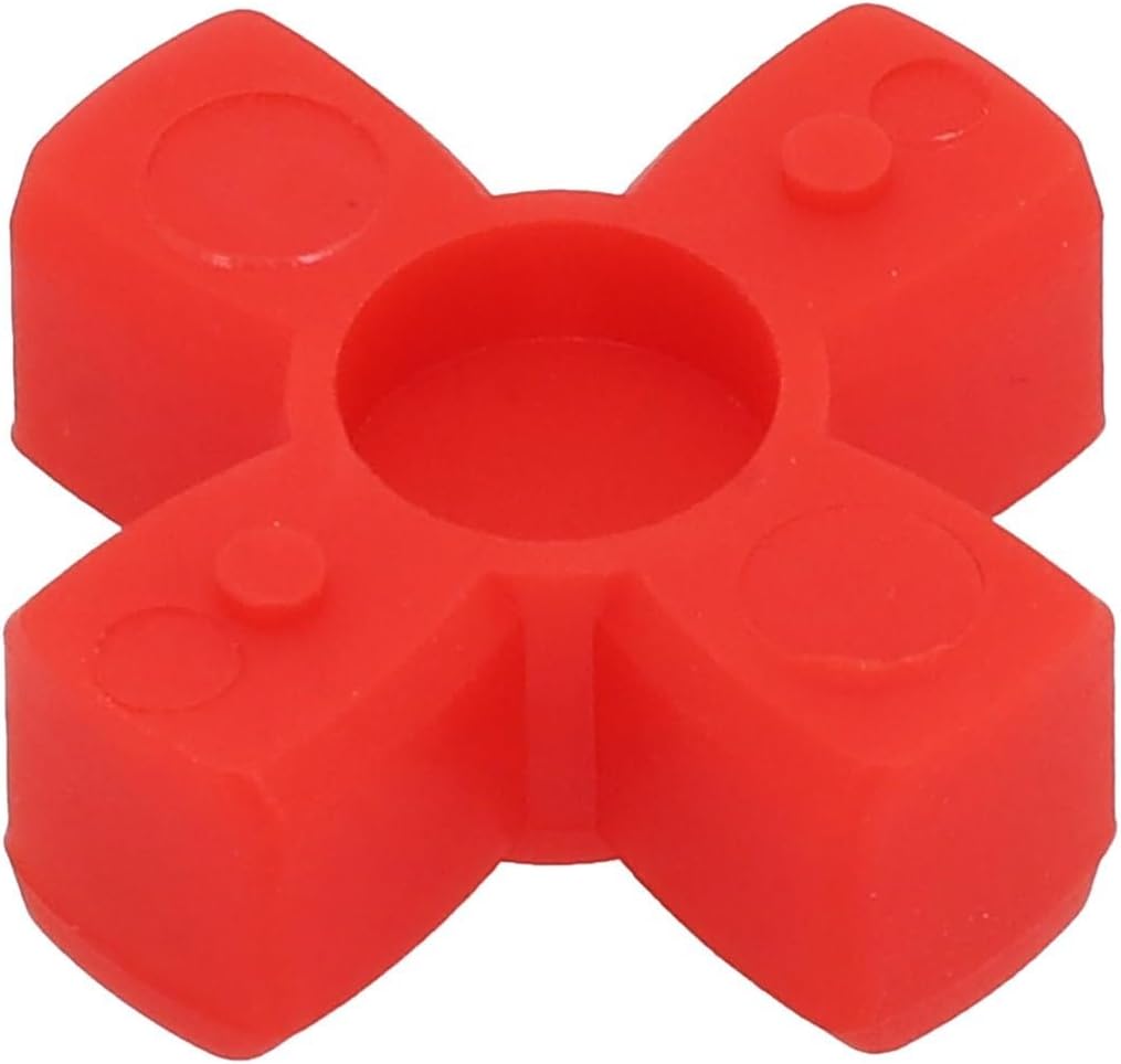 Urethane Flexible Shaft Coupling Insert Open Center for GR14 to GR125 Models, Polyurethane Red Spider for Machinery Drives and Conveyor Systems(GR14)