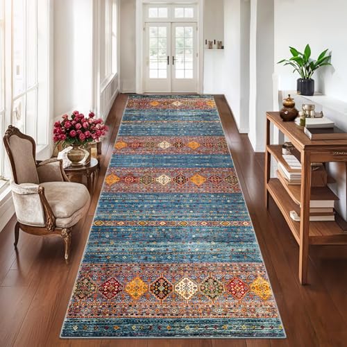 ysodxase Alfombra Larga Pasillo 65 x 140 cm Antideslizante Lavables en Lavadora Cocina Alfombra de área para Pasillo Entrada Cocina Tapetes para Sala