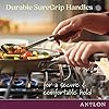 Anolon Advanced Home Hard Anodized Nonstick Frying Pan, 14.5 Inch – Large Skillet with Helper Handle, 14 Inch Nonstick Frying Pan, Durable Cookware - Bronze #2
