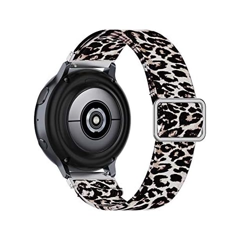 20mm Band Watch Strap for Garmin Venu SQ,Paint Silicone Sport Watch Band Wrist Strap,Replacement Bracelet Wristband Wrist Strap for Garmin Venu/ Vivoactive 3/Vivoactive 3 Music/Vivomove HR (Leopard) Cover