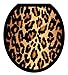 Toilet Tattoos TT-1000-R Leopard Design, Round