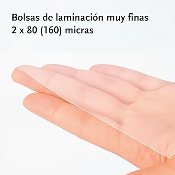 100x Albyco A4 Lamination Sleeves - 216 x 303 mm - 2 x 80 (160) Micron