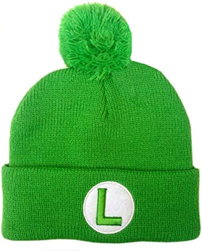 Super Mario Bros Luigi Pom-Pom Knit 