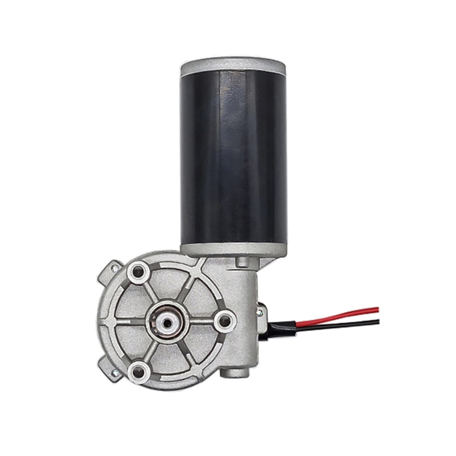 Lagerausstattung, Schneckengetriebe vorwärts und rückwärts 40kg.cm Linkswinkel elektrisch 40W gebürsteter Gleichstrommotor Anwenden auf Etikettiermaschinen, ferngesteuerte Vorhänge(120,24V)