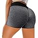 Produktbild Damen Workout Gym Wander Kurze Scrunch Butt Leggings Booty Lifting Bauchkontrolle Sporthose High Waist Tailliert Yogahose Po Push Up Figurformende Fitnesshose Mit Print, Blickdicht Stretchhose FüR